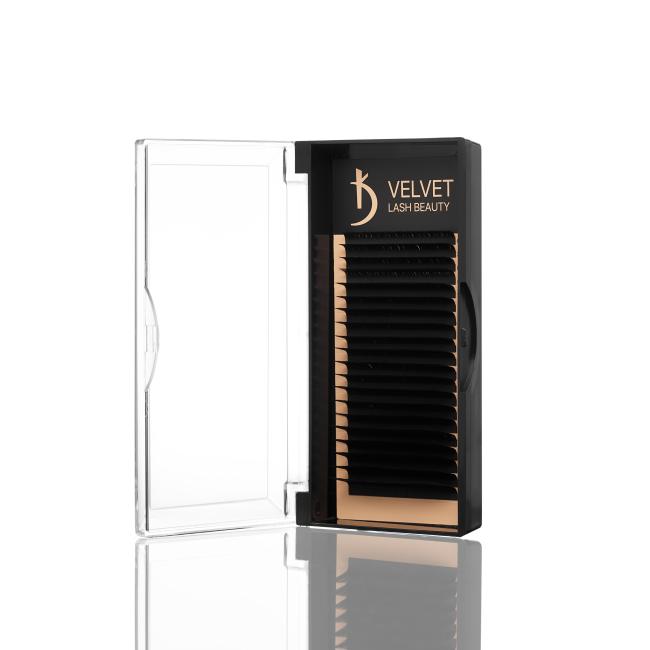 Velvet Lash Beauty Eyelash Extensions 0.7 M Mix (20 rows, lengths 6–15 mm)